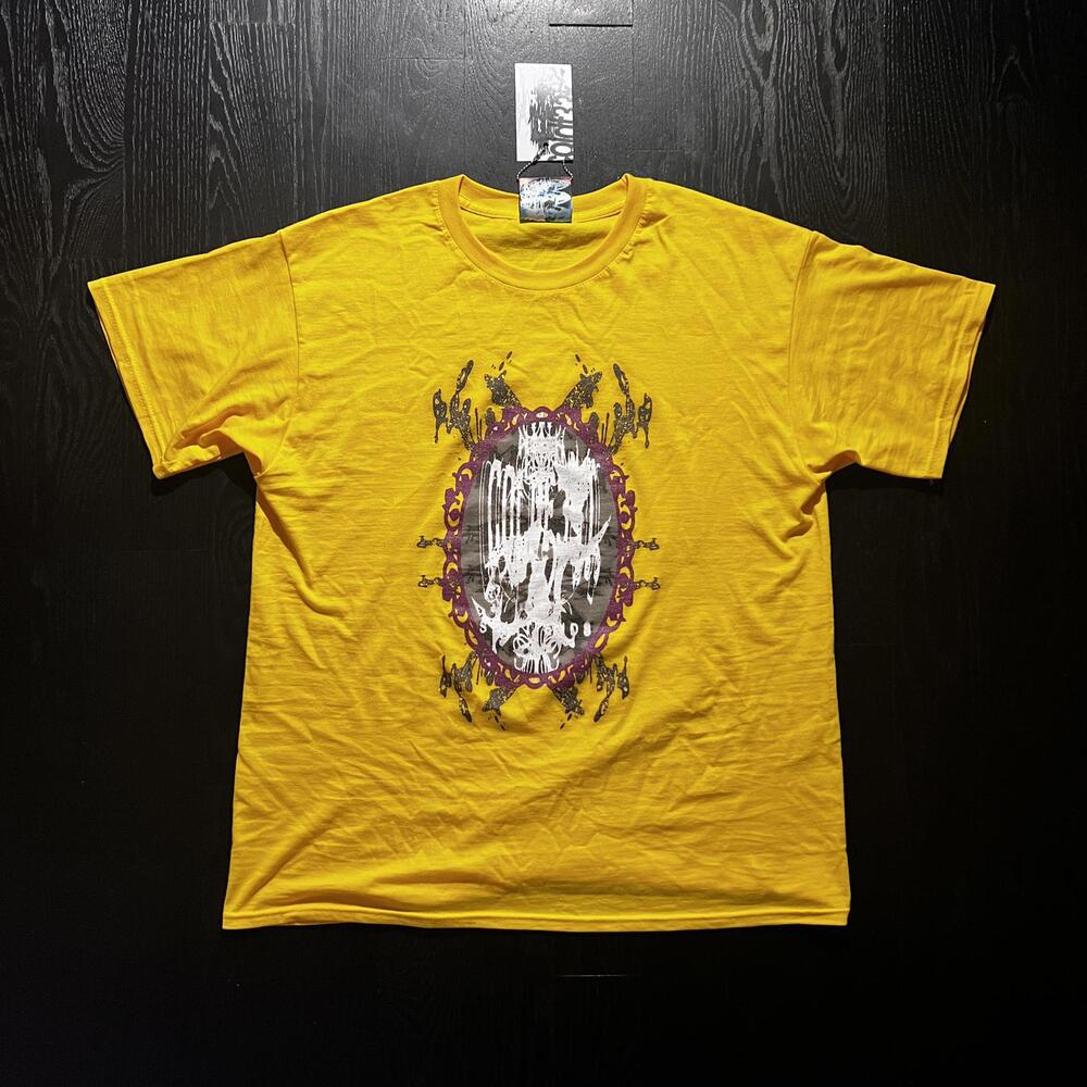ColdFeet Mirror Trash AOP Tee Shirt Yellow
